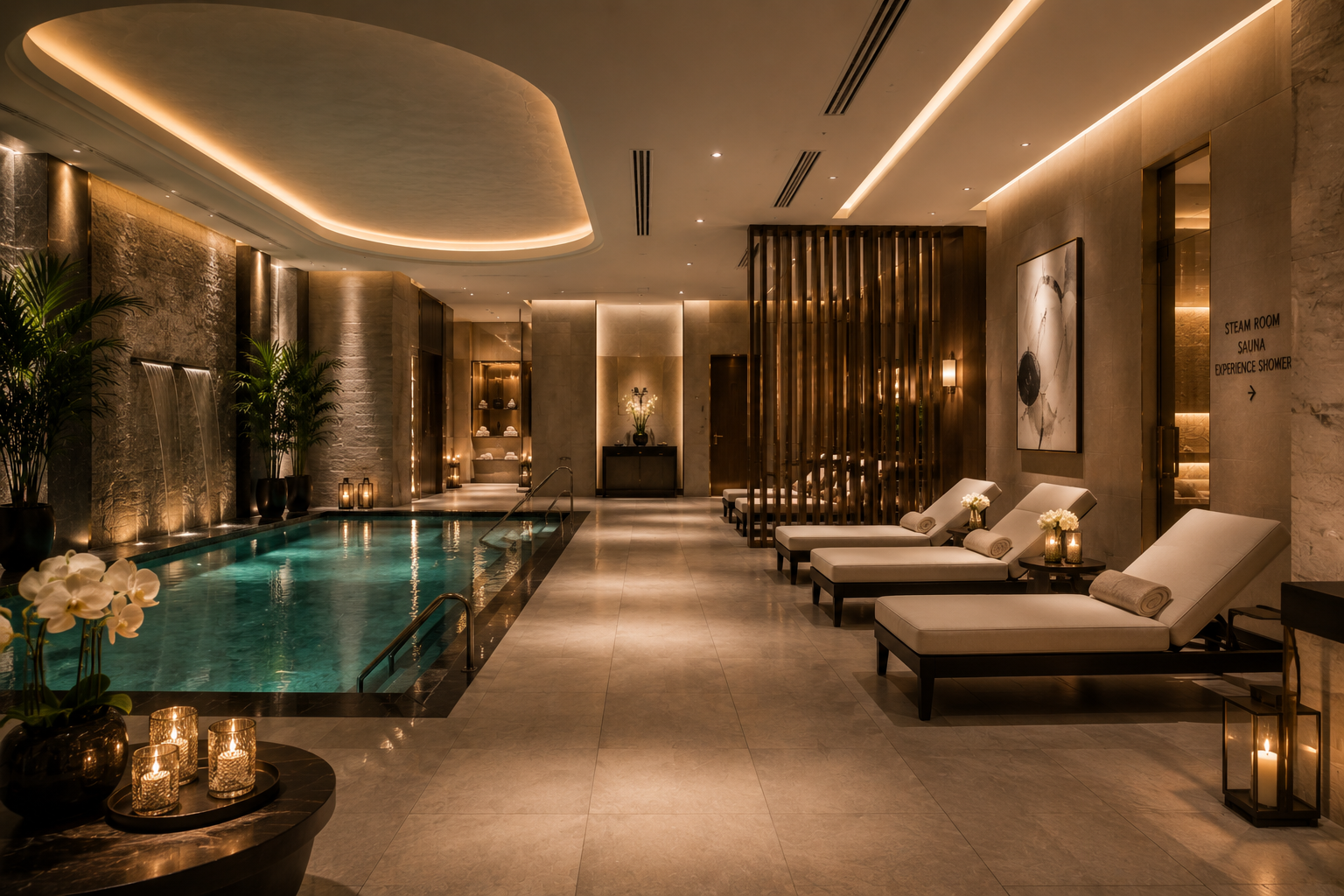 7. Hotel Spa & Wellness Area